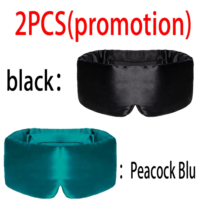 Luxurious Silk Sleep Mask - Soft & Pressure-Free, Anti-Wrinkle, Adjustable Fit