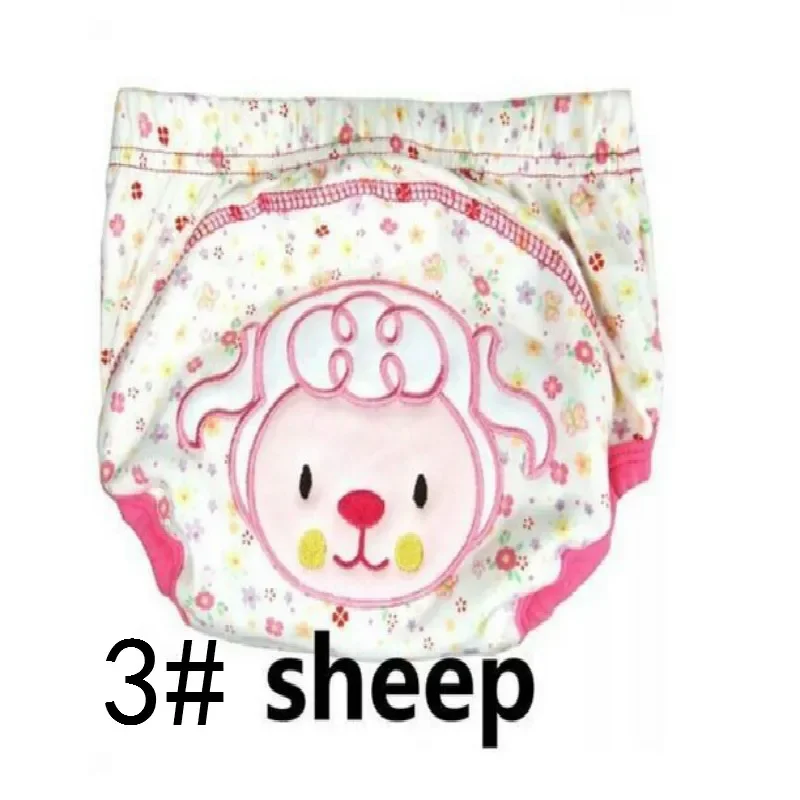 5Pcs Girls Training Pants Cotton Reusable Baby Diapers Waterproof Cloth Nappies Washable Learning 10-14KG