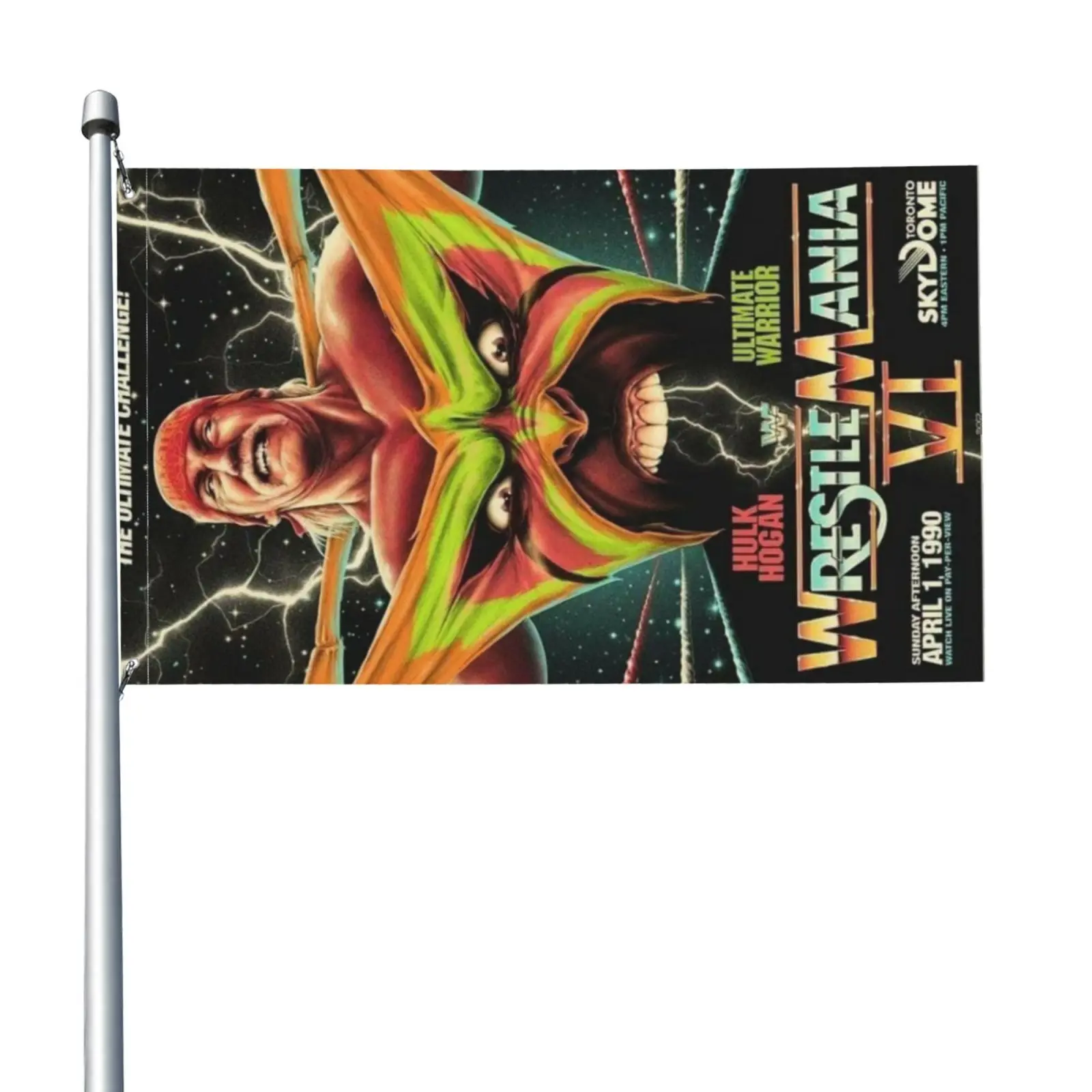 Hulk Hogan Flag Banner Hanging Party Banner Decorazione Compleanno Decorazione Attività