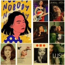 Singer Mitski Posters Be The Cowboy Retro Kraft Paper Vintage Room Home Bar Cafe Decor Gift Print Aesthetic Art Wall Paintings