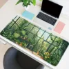 Greenhouse Garden Large extended gaming mousepad, non-slip rubber base precision edge, washable rectangular table mat, suitable 3