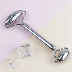 Enhanced Facial Skincare Ice Roller and Gua Sha Set with Stainless Steel Massage Tools (1pc Facial Roller)