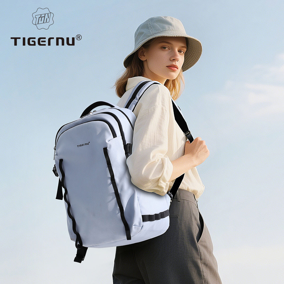 Tigernu New Large Capacity Backpack Female Male School Bags For 14-15.6inch Laotop Travel Backpack