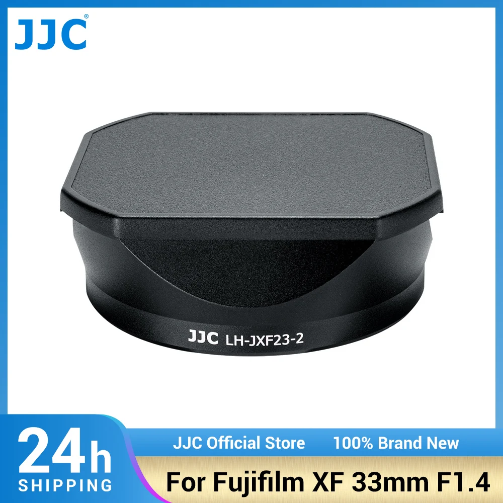 Capa de Lente Quadrada de Metal Jjc Lh-xf23 ii para Fujifilm Fujinon xf 33 mm F1.4 r lm wr Lente em Fuji Xt4 Xt3 Xt2 Xt30ii Xt30 Xt20 Xt10