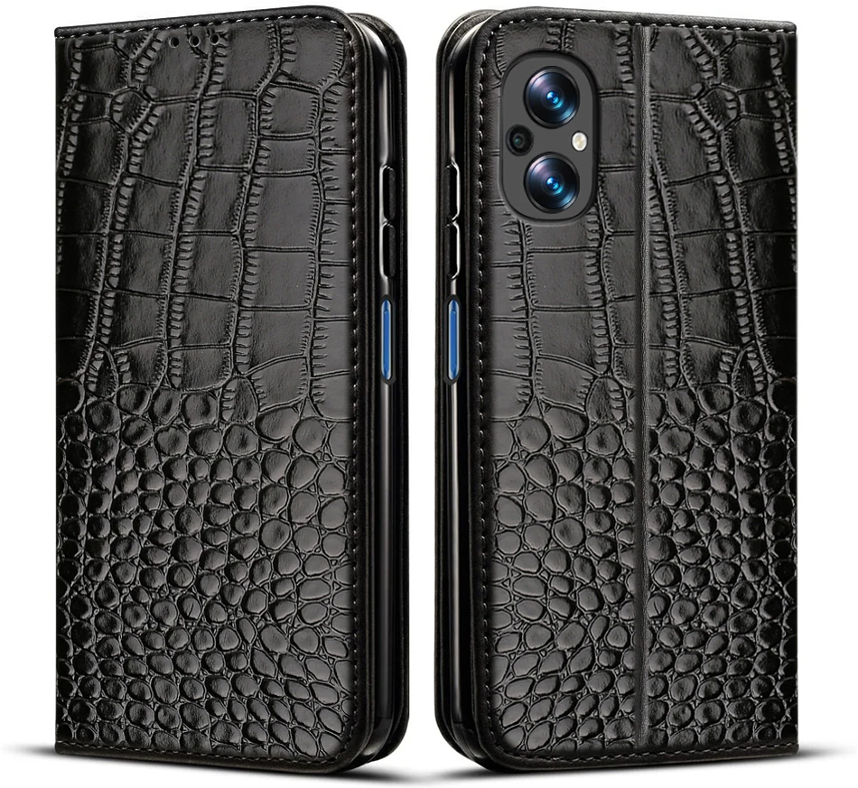 Leather Flip Wallet Phone Case - Shockproof Cover