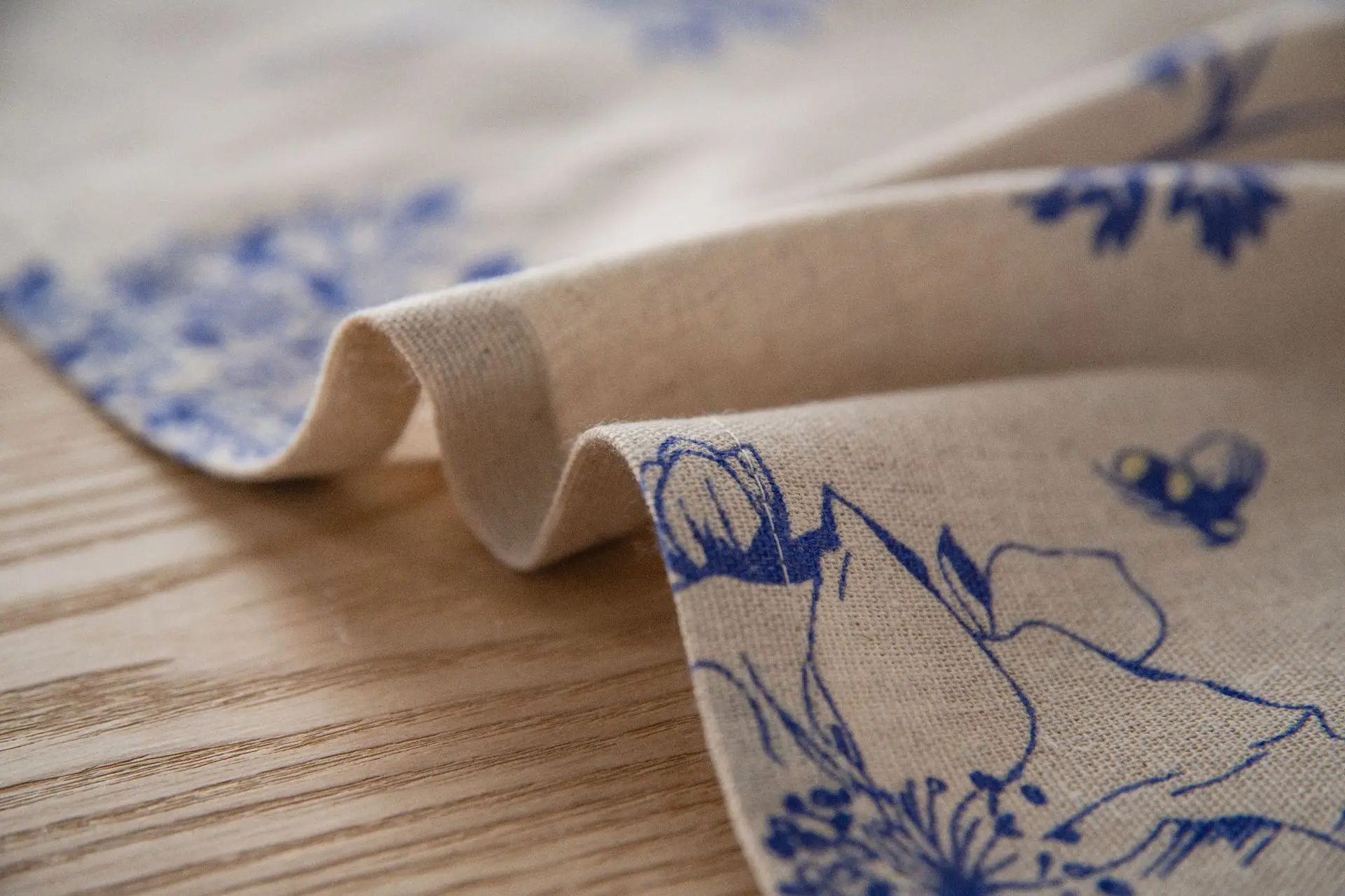 Cotton Linen Printed Pine Rectangular Tablecloth for Party Wedding Kitchen Dining Decor