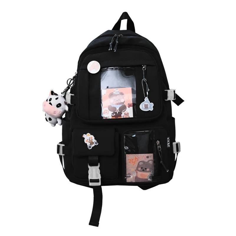 School Girls Messenger Bags School Bags Multi Pockets Kawaii Shoulder  Fashion Travel Bags