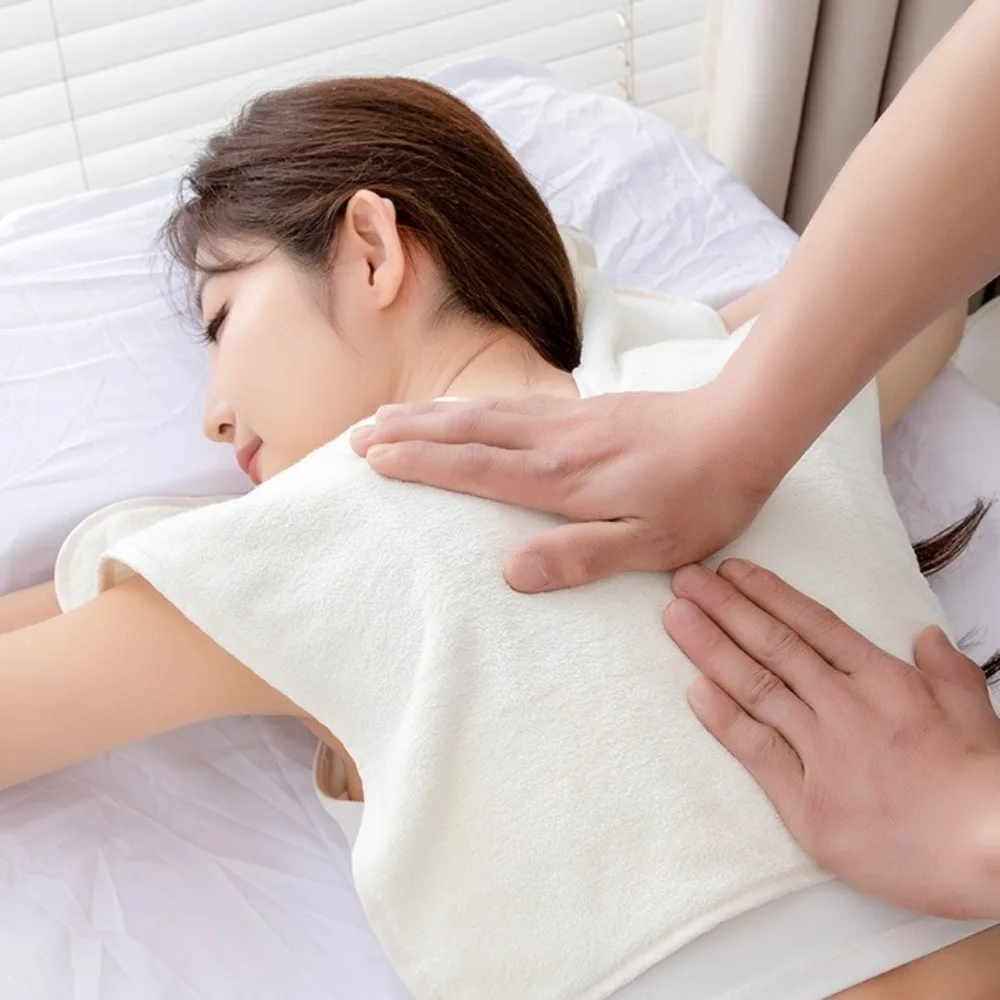 Creative Cotton U-shaped Towel Portable Soft Massage Chest Towel Comfortable Thicken Facial Towels Spa