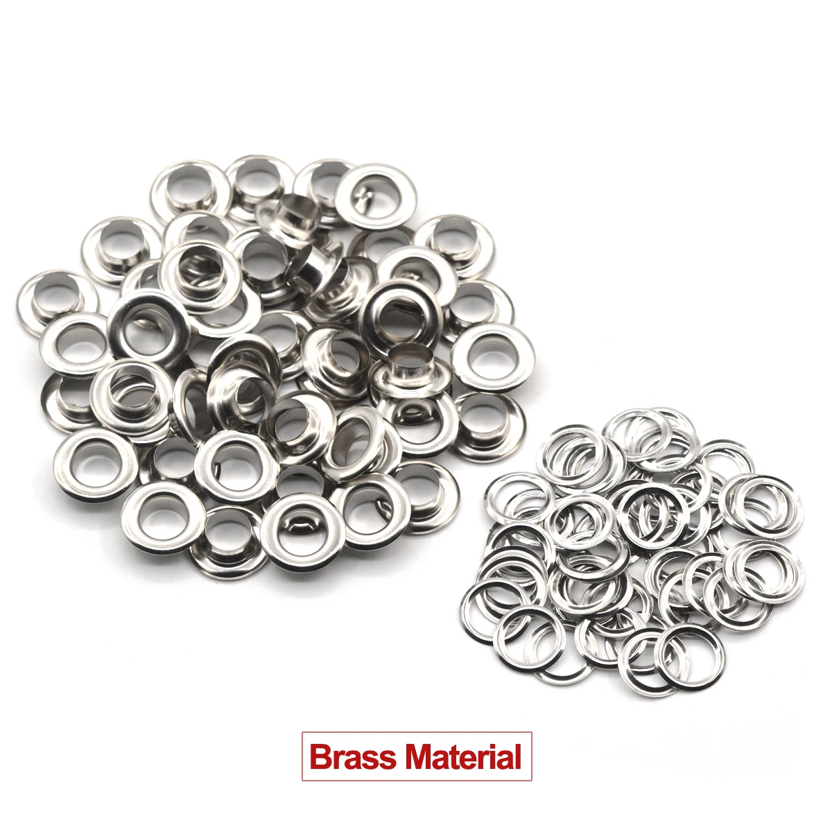 Eyelet Grommet Ring Brass Material Grommet Eyelets With Washer Belt Leather Craft Shoes Cap Clothes DIY Accessories
