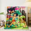 MINISO The Jungle Book HD Art Print Blanket.Oversized Soft Warm Flannel All-season Blanket.Use Sofas,Picnic,Camping Blankets 5
