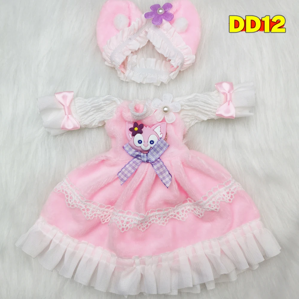 Puppenkleidung 30 cm BJD Kleid 1/6 Gelenkpuppen Zubehör OB24 Kleidung Winter Socken und modische süße Mütze – Detail 17