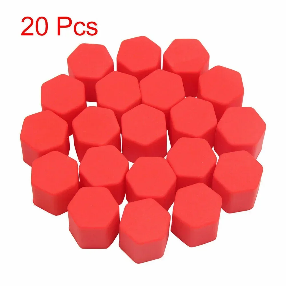 20pcs Wheel nut covers 17mm Silicone Car Rim