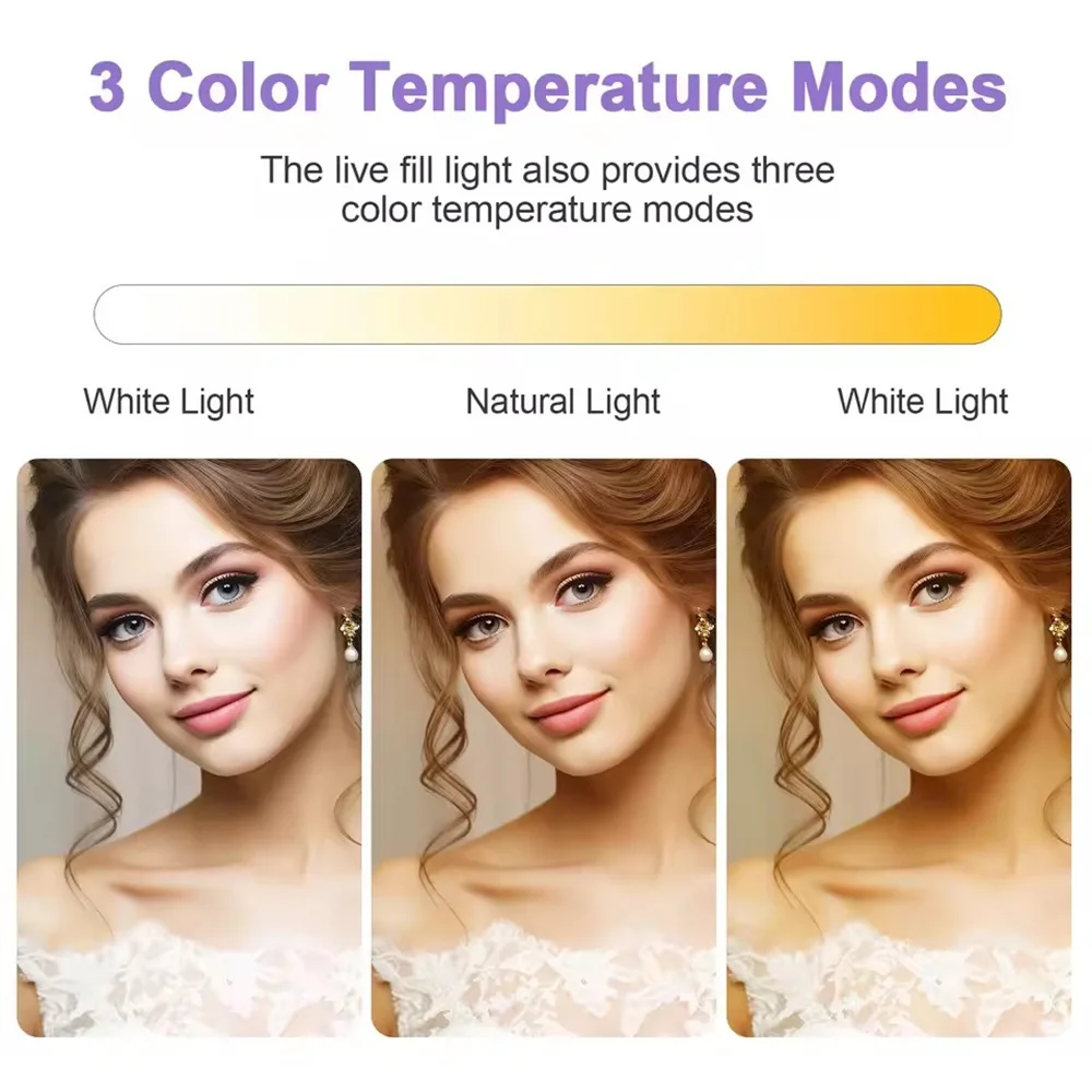 LED Video Light With Professional Tripod Stand Remote Control Dimmable Panel Lighting Photo Studio Live Photography Fill-in Lamp - 6