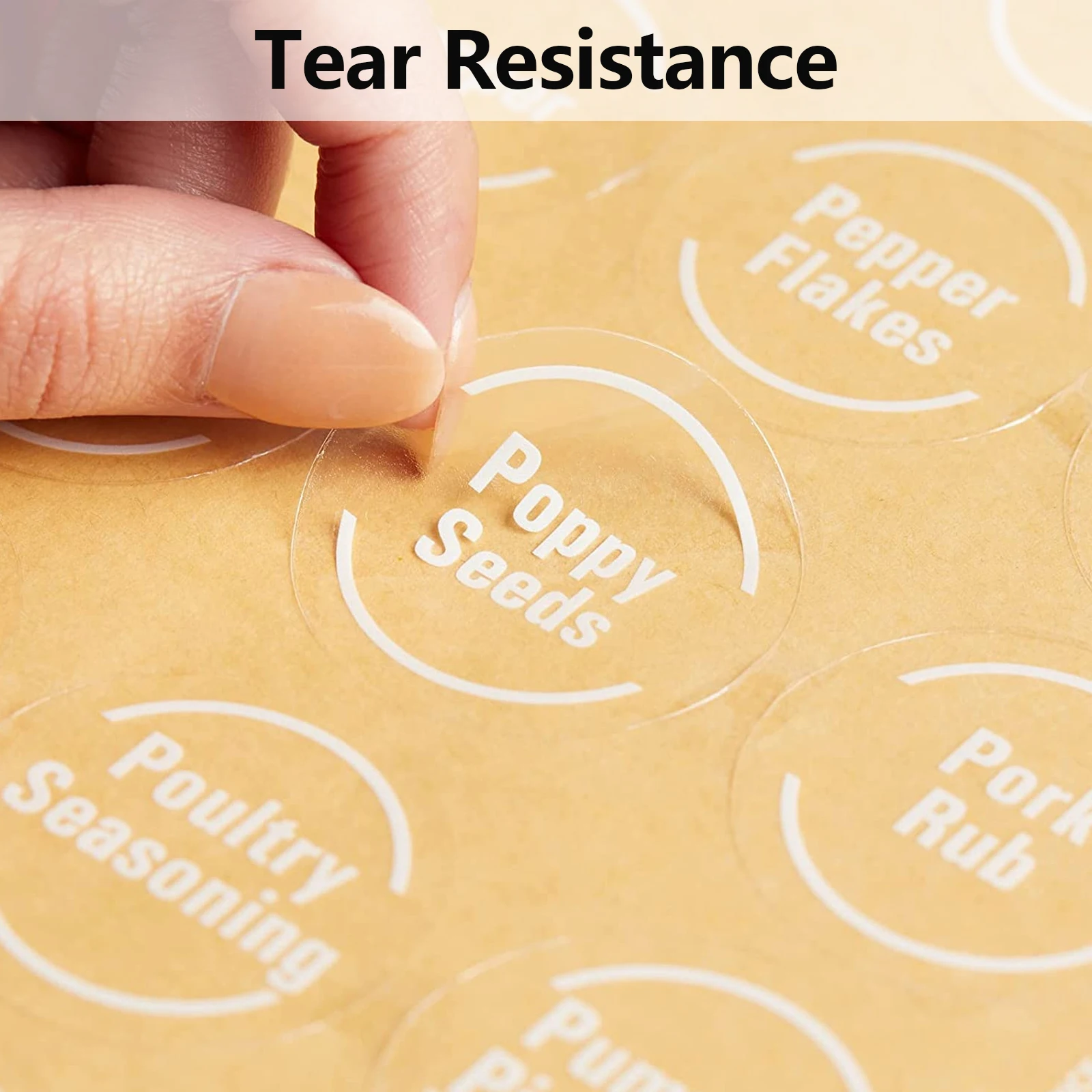 Etichette Lavagna Per Barattoli - 140 Pezzi 3.5cm Ø, Impermeabili E Cancellabili - Foto 10