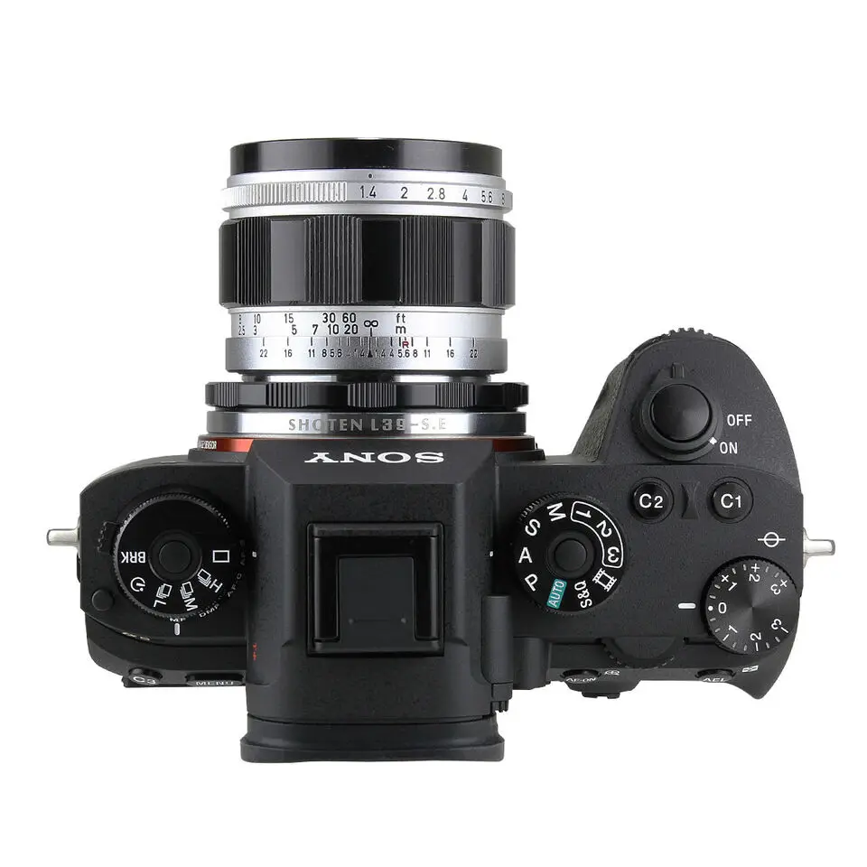 Shoten L39-SE Adapter Black Slive for Leica M39 L39 lens to Sony E