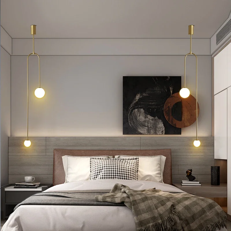 Lampadario Camera da letto Plafoniera Paralume in vetro Lampadario LED Calda e romantica Luce calda Soffitto Fiori Sala da pranzo Lampadario Creativo LED Studio Plafoniera camera da letto
