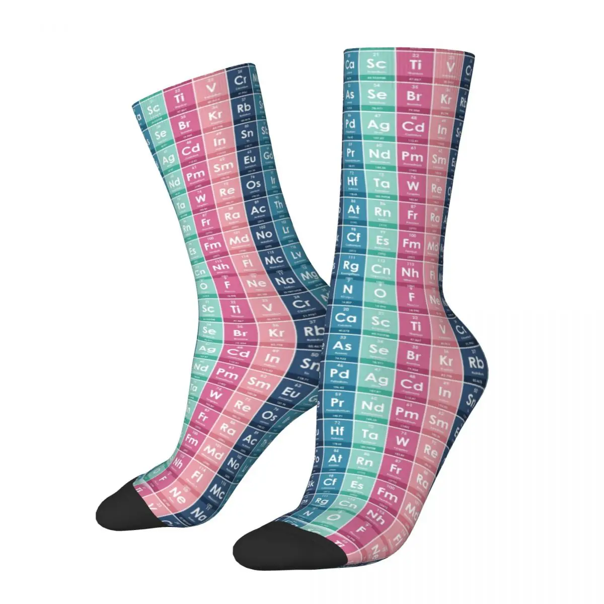 

Periodic Table Of Elements Chemistry Socks Men's Women's Funny Happy Socks Crazy Spring Summer Autumn Winter Socks Gift