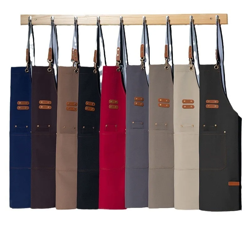 Apron Waterproof Oil Proof Catering Supermarket Restaurant Fruit Shop Family Milk Tea Work Clothes for Both Men and Women 6 S4dce0e87b7ba405cba6cb86034792391b