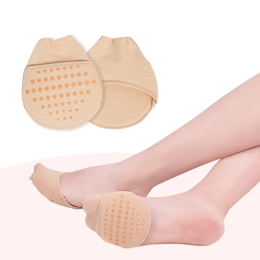 여성용 마모 방지 하프 패드, 로우 컷 보이지 않는 앞발 양말, 발가락 뒤꿈치, 손가락, 4 쌍