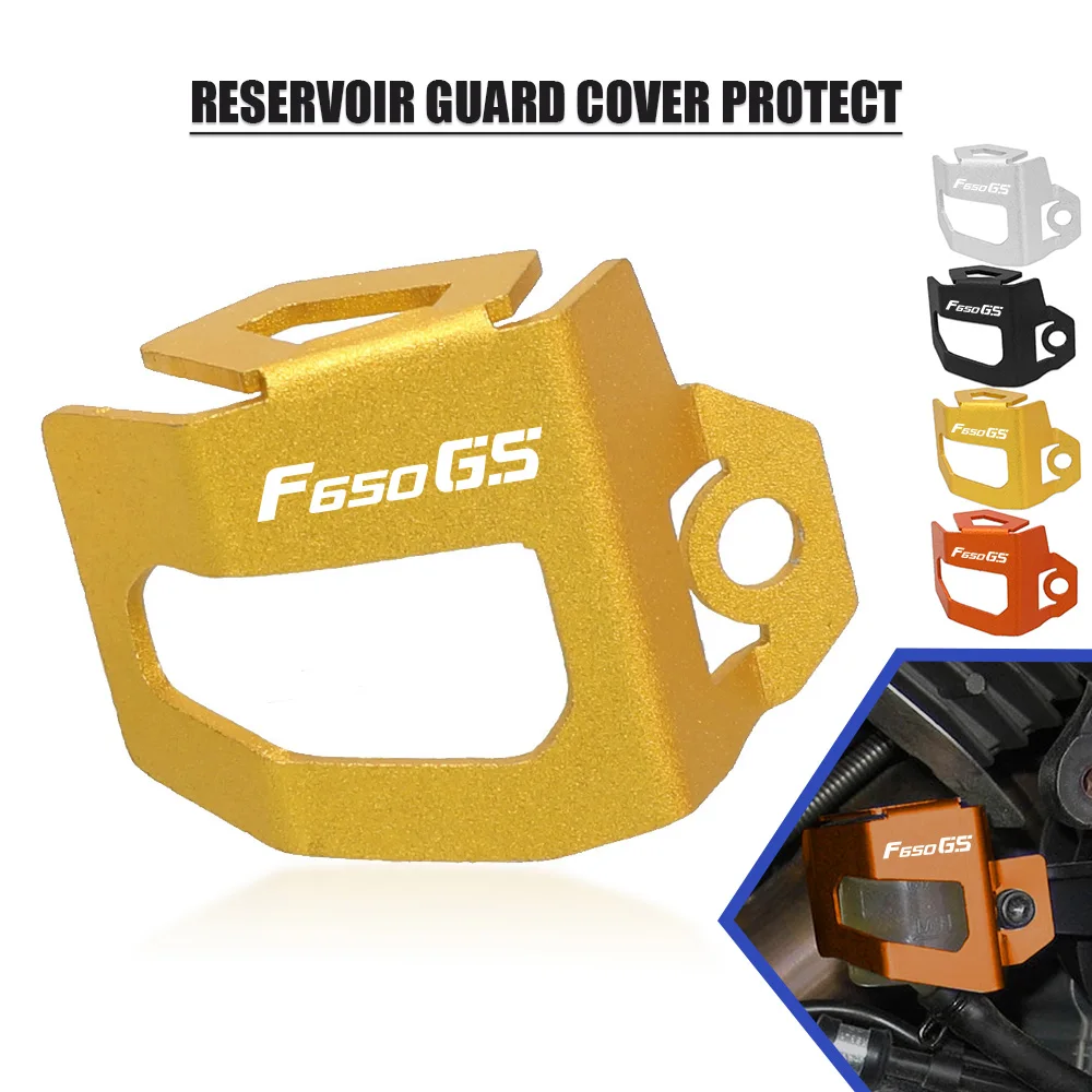 

For BMW F 650 GS F650GS 2008 2009 2010 2011 2012 Motorcycle Accessories Rear Brake Fluid Reservoir Guard Cover Protect With Logo