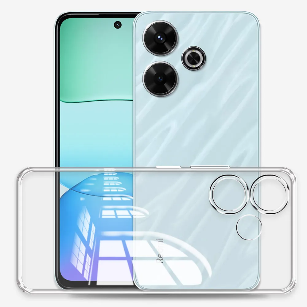Clear Soft Silicone Shockproof Phone Case - Transparent Protective Cover