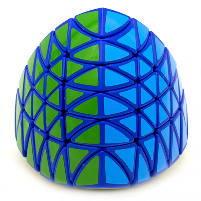 Calvin's Puzzle Cube 6x6 Pyramid Cube Blue Limited Six-layer Triangle Dumplings Timur Royal Pyraminx  Magic Cube Speed Cube