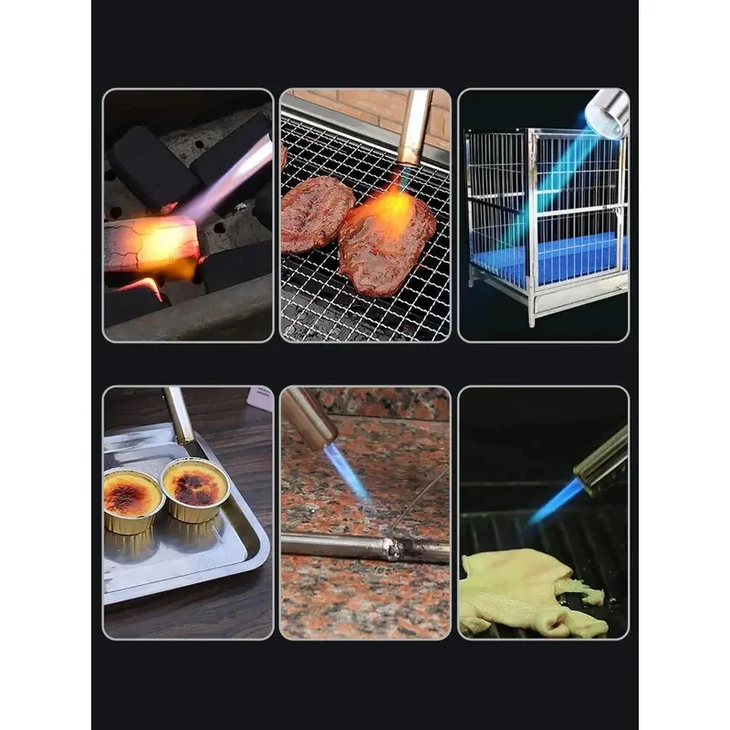 Multipurpose Auto-Ignition Butane Torch Burner for Cooking, Grilling, and Camping