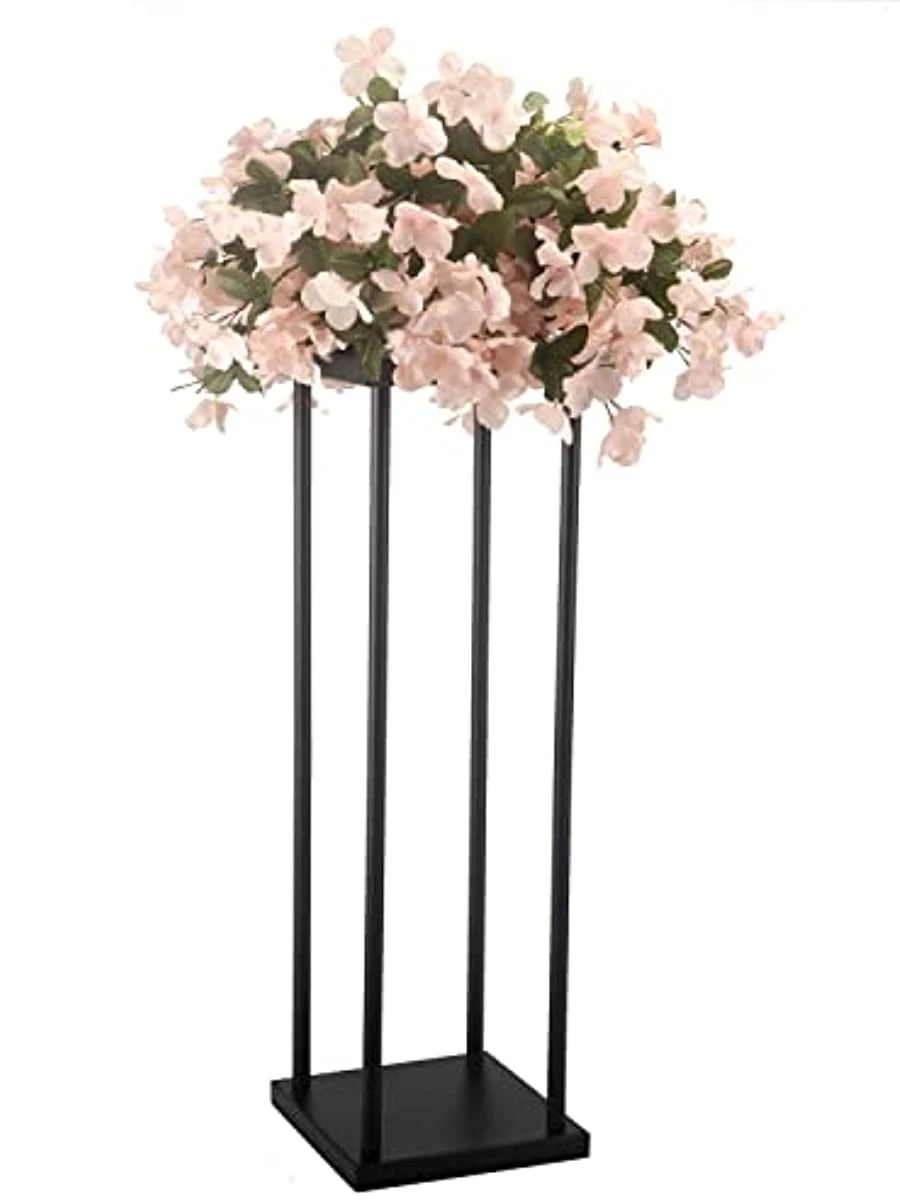 Hot Selling Wedding Decoration Table Centerpieces Iron Black Metal Pillar  Vintage Flower Stand Holders Senyu1956 - Party & Holiday Diy Decorations -  AliExpress