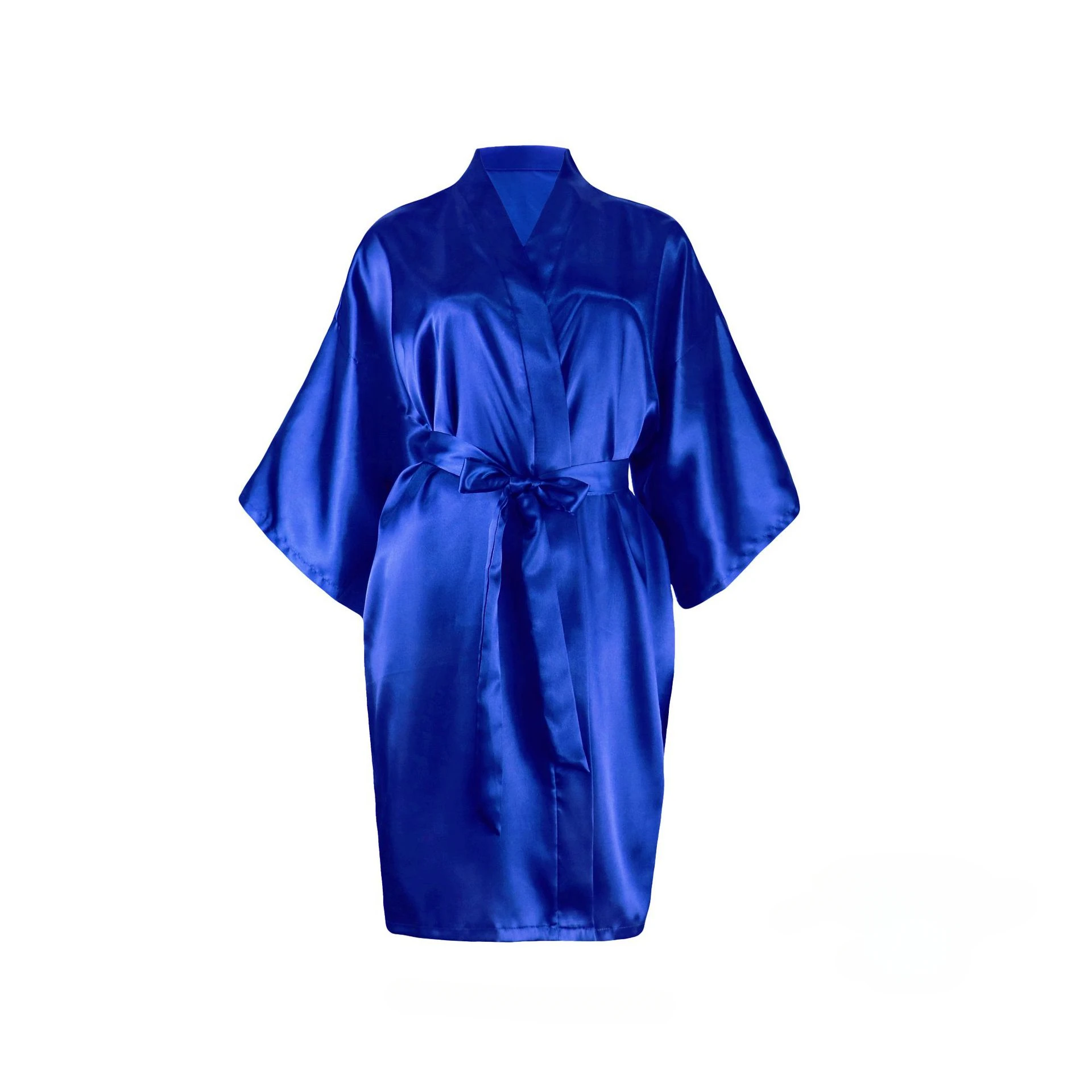 

Mens Silk Satin Long Robes Women Long Sleeve Homewear Intimate Lingerie Wrap Dressing Gown Bathrobe Nightgown Pajamas for Couple