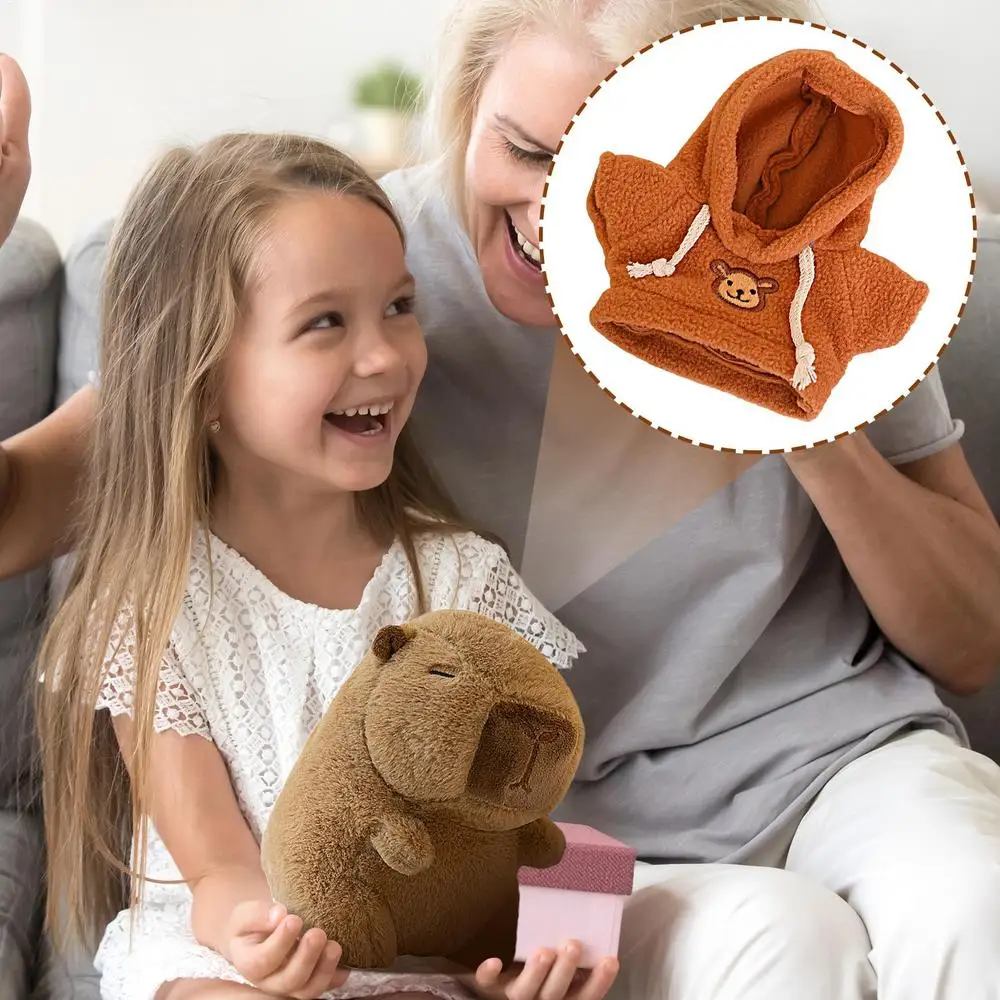 Capybara Puppe Kleidung Für 20-25 cm Baumwolle Puppen Capybara Plüsch Spielzeug Zubehör Kuscheltiere Outfit kinder Spielzeug geburtstag – Detail 9