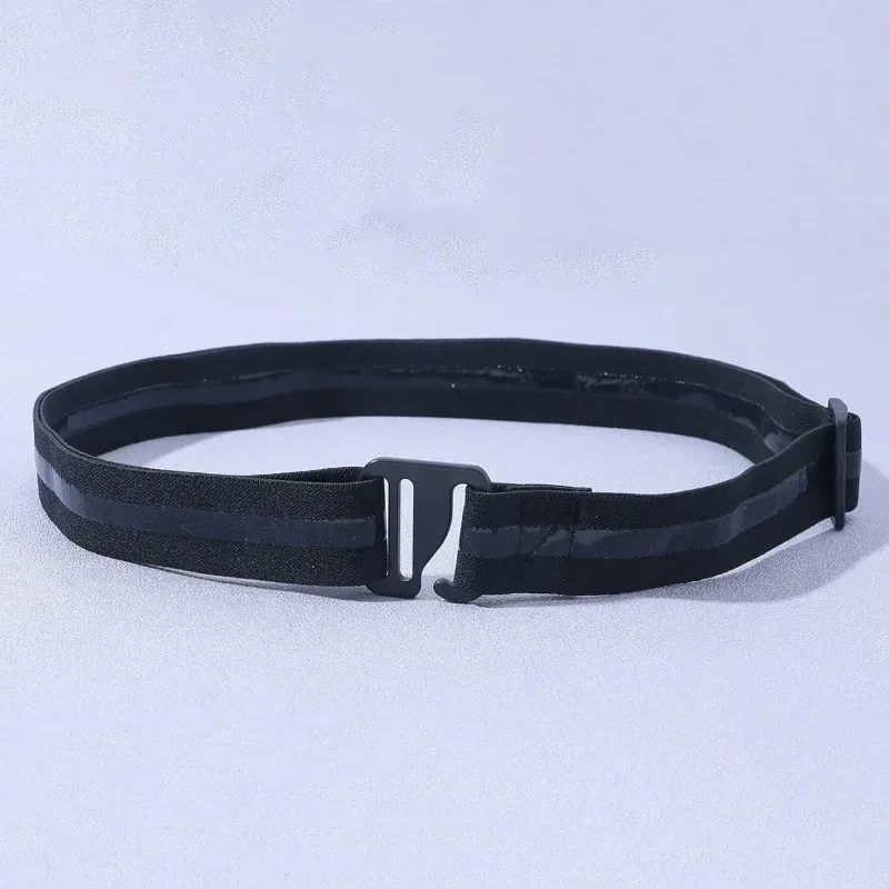Men'S Nylon Shirt Stays with Anti-Slip Elastic Grip and Adjustable Buckle Non-Textile Weaved Shirt Holder Straps
