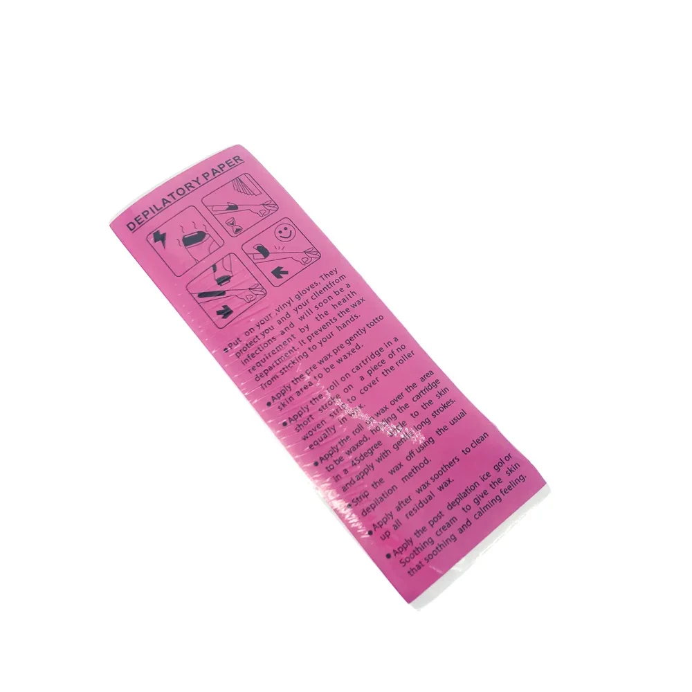 100pcs Removal Nonwoven Body Cloth Hair Remove Wax Paper Rolls High Quality Hair Removal Epilator Wax Strip Paper Roll 5