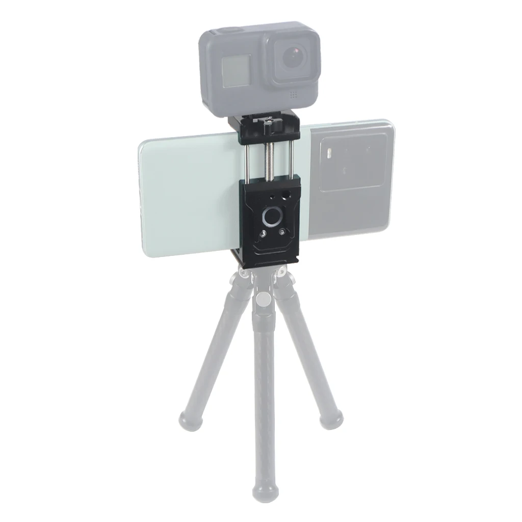 휴대폰 보조배터리 클램프 클립 SSD 브래킷, DSLR 카메라용 DJI 마이크 1/2 콜드 슈 포함, 53-83mm 보조배터리 거치대