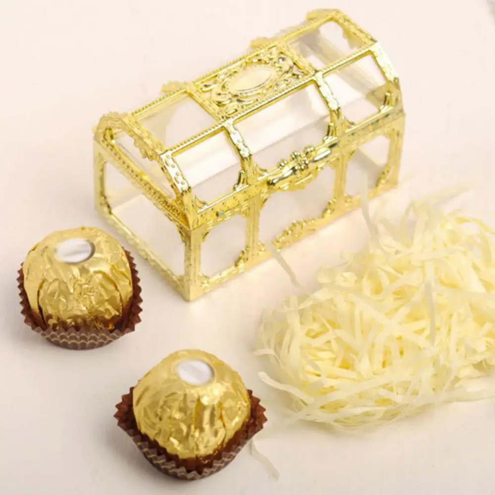 

Plastic Treasure Box Candy Gift Jewelry Organizer DIY Trinket Storage Container