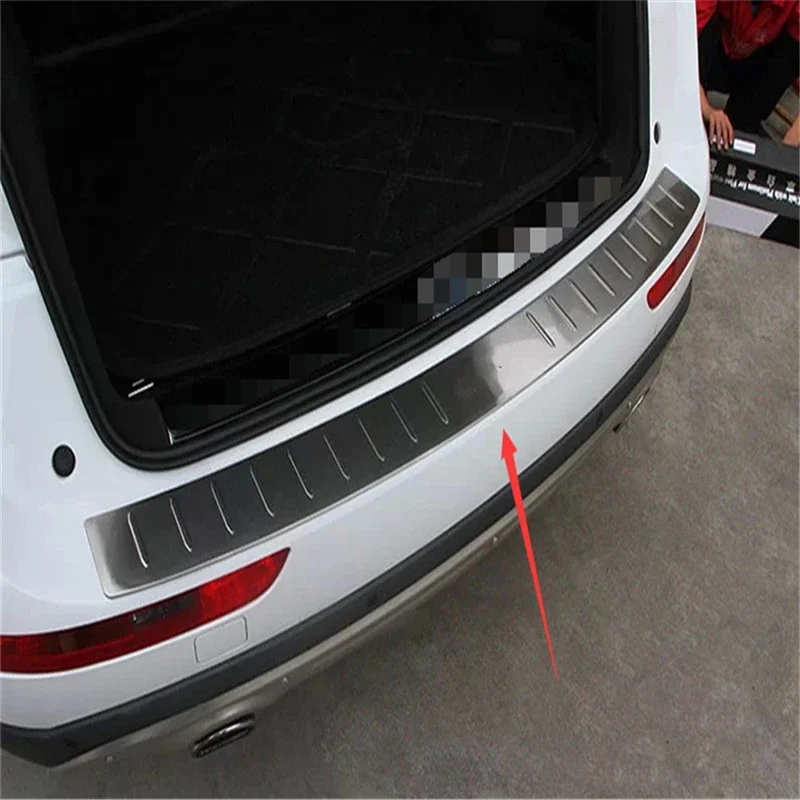 Rear Bumper Protector For Audi Q5 S-line Stainless Steel 2010-14 Car Auto Trunk