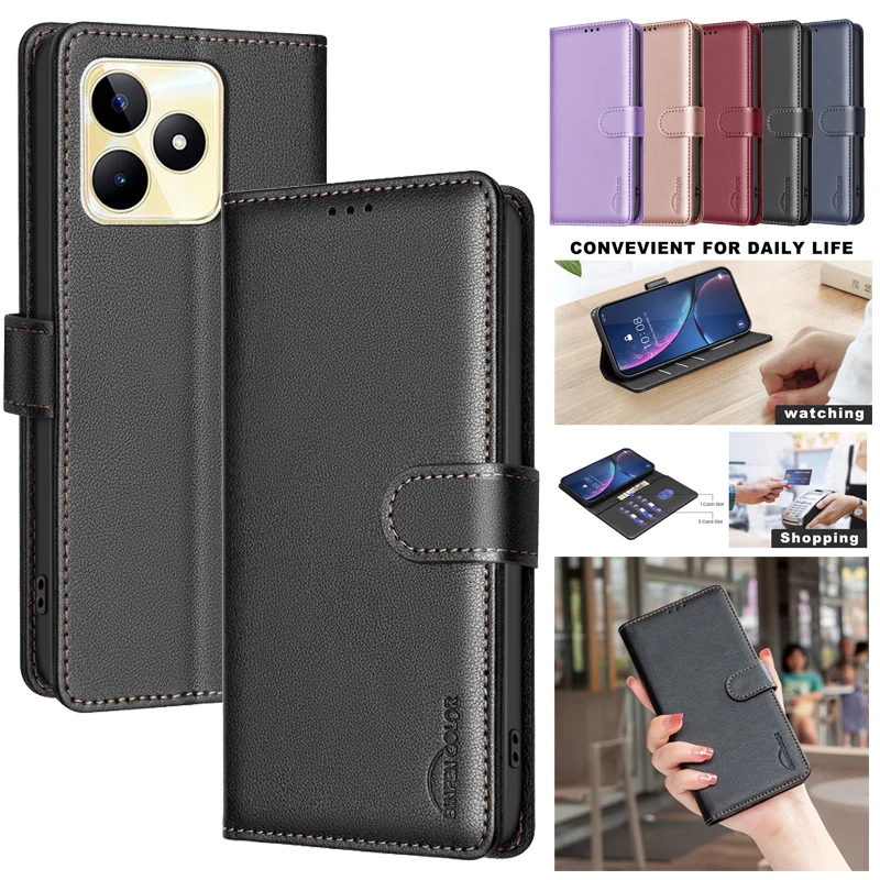 SEAHAI Cover per OPPO A53s / OPPO A53, Custodia Pelle