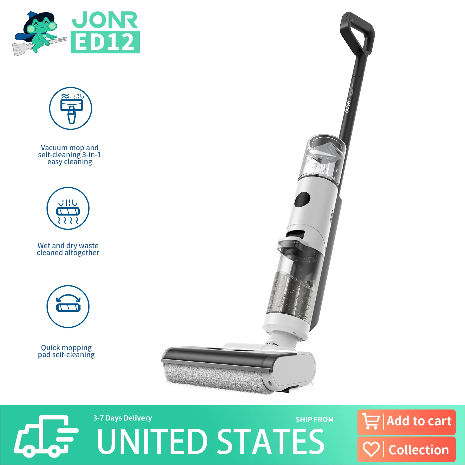 Smart Vacuum Washing Cleaner Wireless 1
