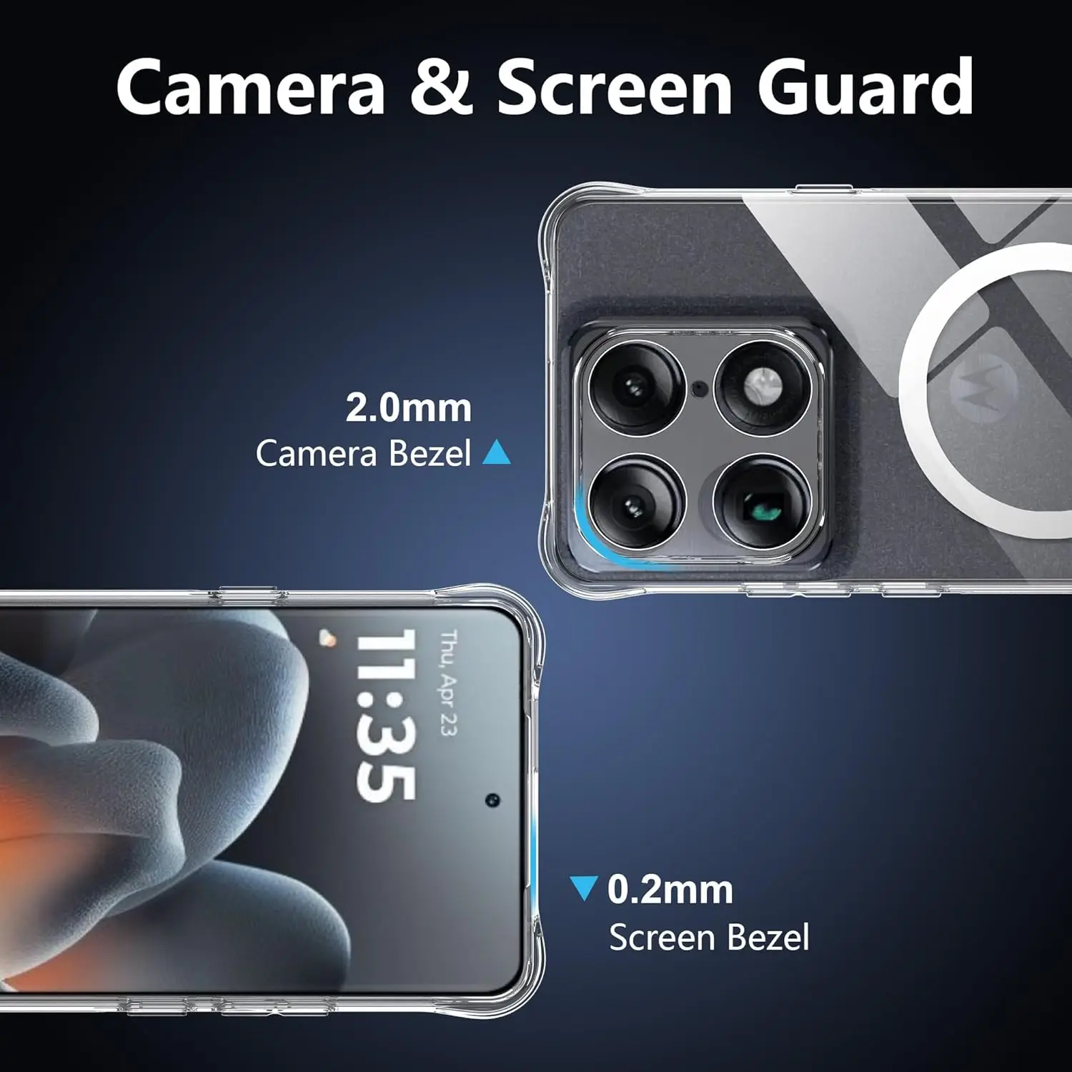 Reinforced Corners Soft TPU Wireless Charging Phone Case