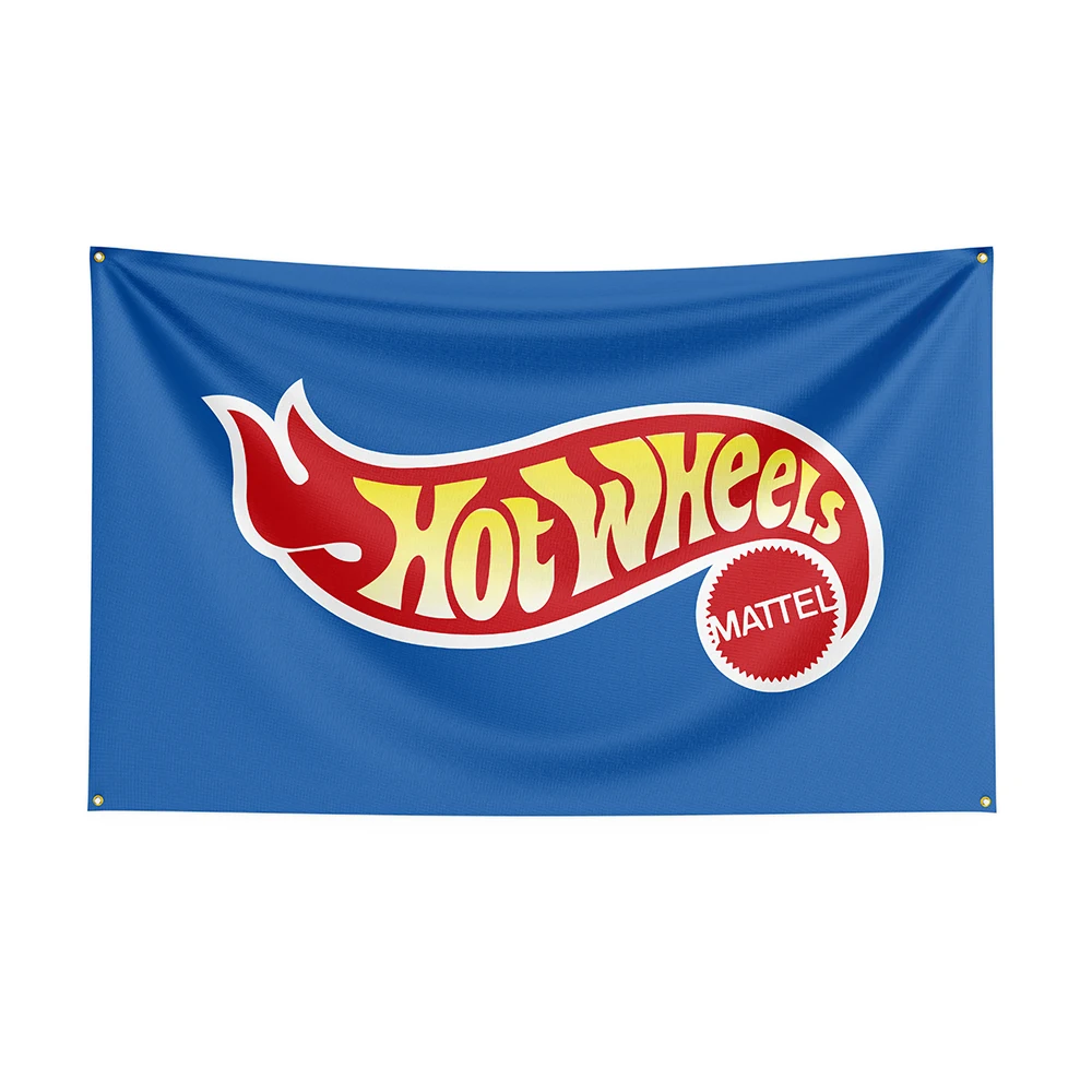

90x50cm Hot wheels Flag Polyester Printed Racing Car Banner For Decor ft Flag Decor,flag Decoration Banner Flag Banner