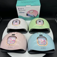 Unicorn 248W 54 Lamp Bead Cartoon Doll Decoration Nail Art Dryer High Power Nail Phototherapy Machine Nail Practise Equipmen 1