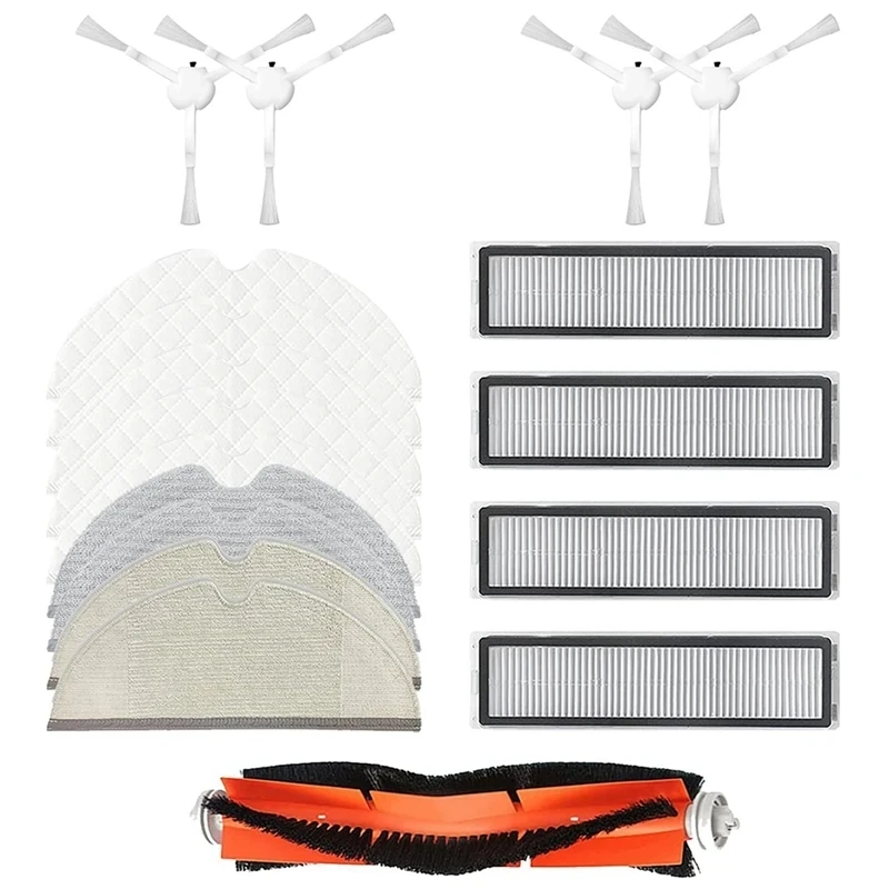 

Filter Brush Main Roll Brush Cloth Accessories Set For Xiaomi Mi Dreame D9 Robotic Vacuum Cleaner