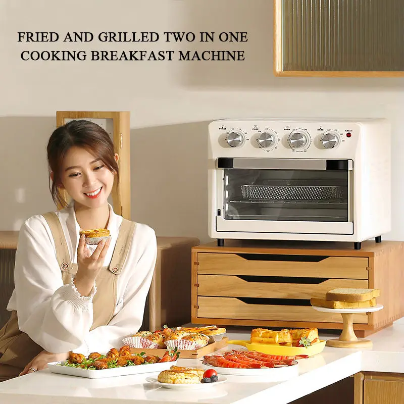 Air fryer oven all-in-one household cake baking machine Large capacity multi-function electric oven