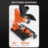 Angle Grinder Stand Angle Grinder Fixed Bracket Heavy Adjustable Grinder Holder Grinder Support for Angle Grinder Cutting Machin 6