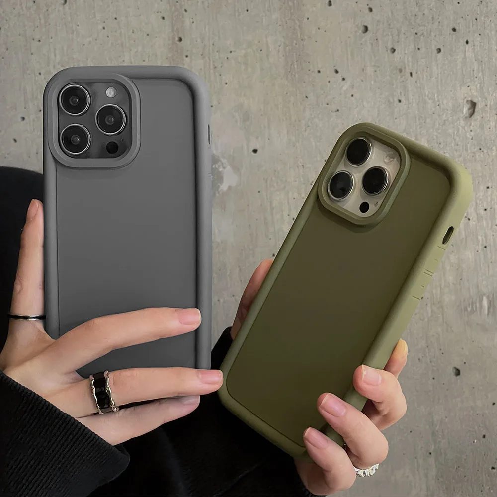 Olive Green Iphone 11 Pro Green Cover Shockproof Grey+Olive Green