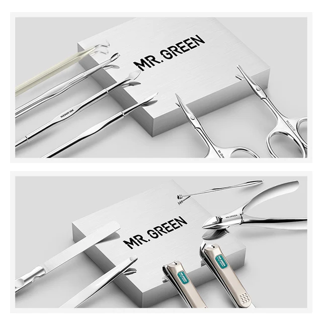 Kit de manucure 12 en 1, Kit complet de pédicure professionnelle