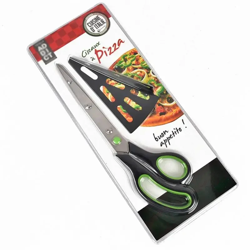 Pizza Cutter Pizza Scissors Knife Pizza Cutting Tool Stainless Steel Cutter Slicer Baking Tool Multi-Functional With Detachable Spatula