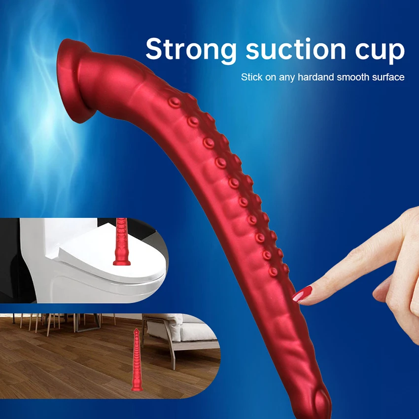 Octopus Tentacle Silicone Anal Dildo For Men And Women_voghion.com