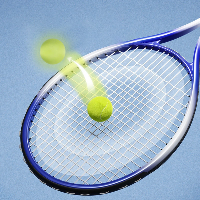 Portable Solo Tennis Trainer Rebound Tennis Ball With String Rope Self Practice Training Tool For Adults Kids Beginners