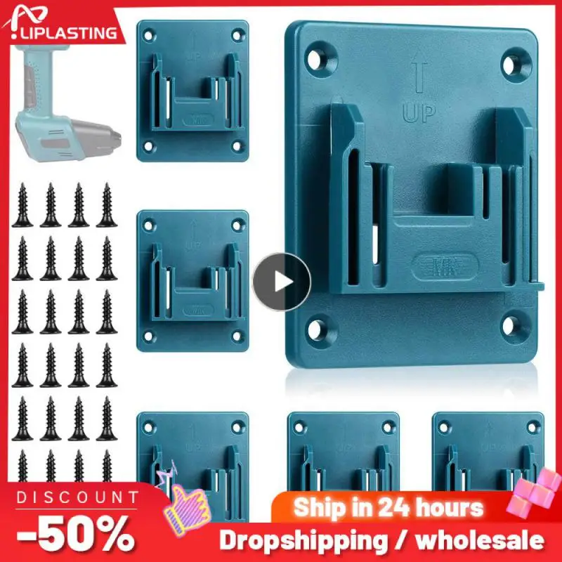 Pack Power Tool Supporto Per Batteria Per Makita 2 In 1 Supporto Per Makita 18V Custodia Per Staffa Per Rack Di Stoccaggio Per Utensili A Batteria