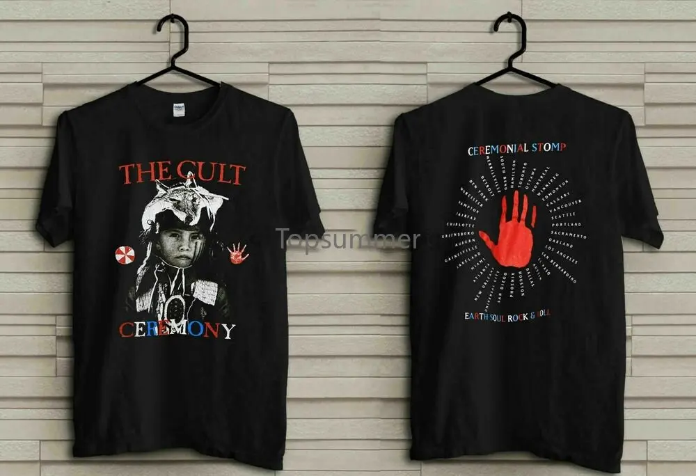

New 1991 The Cult Ceremonial Stomp T Shirt Reprint